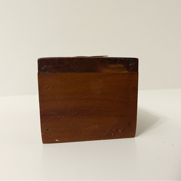 Vintage Wooden Cuss Box Coin Bank Saskatchewan Canada - Picture 8 of 10